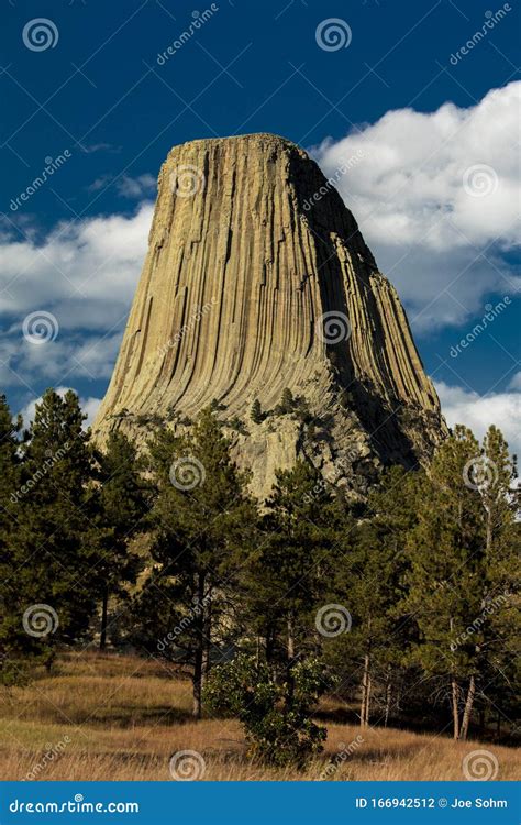 Devils Tower National Monument, Hulett, Wyoming Stock Photo - Image of close, natural: 166942512