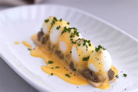 Quail Eggs Recipe With Puff Pastry & Hollandaise - Great British Chefs