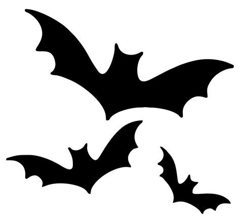 7 Best Images of Halloween Bat Stencil Cutouts Printable - Halloween Bat Craft Template ...