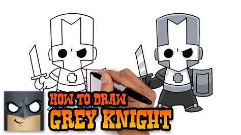 How to Draw Grey Knight - Castle Crashers (Art Tutorial)