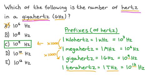 Question Video: Expressing Powers of Ten Using a Prefix | Nagwa