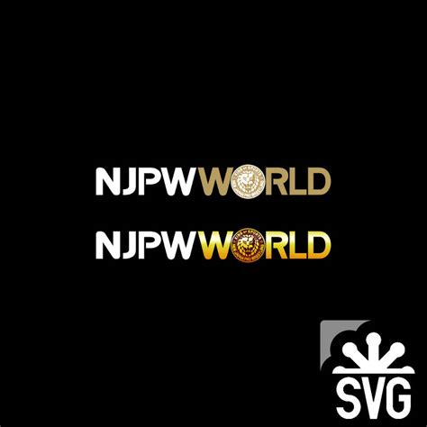 NJPW World Logo SVG by DarkVoidPictures on DeviantArt