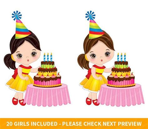 Birthday Party Clipart Vector Birthday Clipart Birthday | Birthday ...