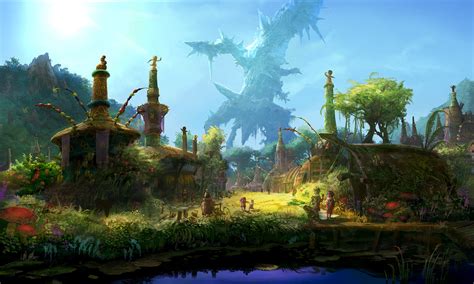 ArtStation - Elf village