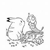 Caterpie Coloring Pages sketch template