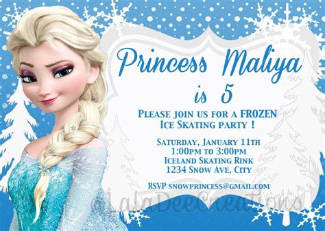 Free Frozen Editable Birthday Invitations | Frozen birthday invitations, Frozen invitations ...