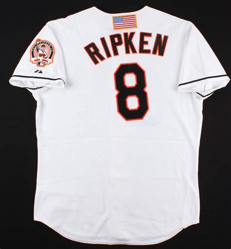 Cal Ripken Jr. Signed Orioles Majestic Authentic Jersey Inscribed "1983 ...