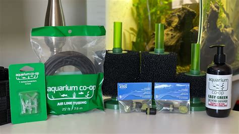 Aquarium Co-Op Unboxing! Sponge Filter Setup and Review! - YouTube