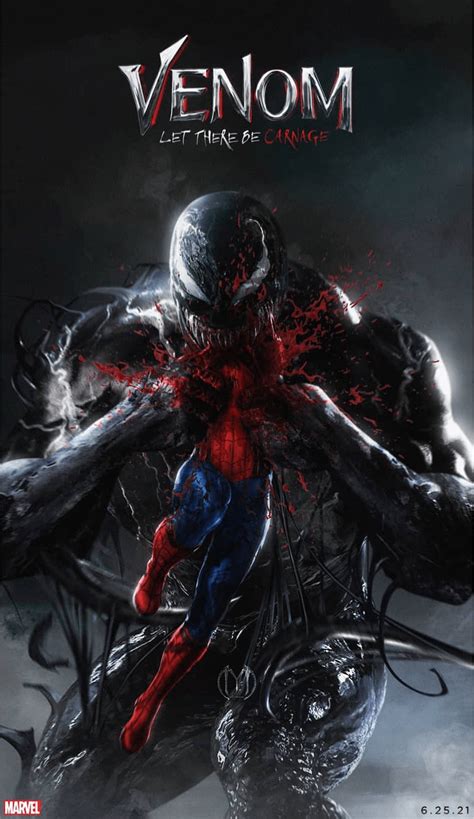 Venom Devours Spider-Man on This Gruesome Fan-Made Poster for ‘Venom ...