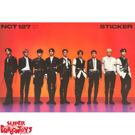 NCT 127 - "STICKER" OFFICIAL POSTER - VERSION [STICKER] - SUPERDRAGONTOYS