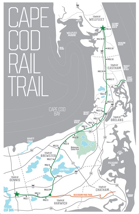 Cape Cod Rail Trail Map – I Lost My Dog