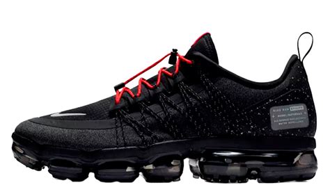 Nike Air VaporMax Run Utility Black Red | Where To Buy | AQ8810-001 | The Sole Supplier