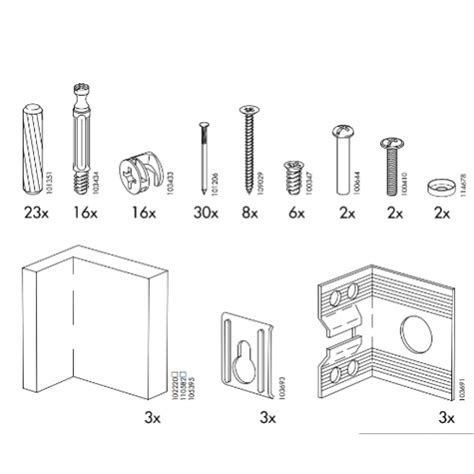 IKEA AKURUM Cabinet Replacement Parts – FurnitureParts.com