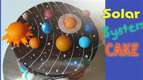 How to make a simple Solar System Cake | beginners |Janeth's Homebakes ...