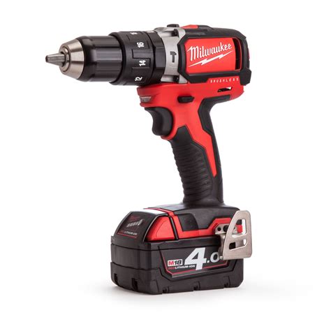 Toolstop Milwaukee M18BLPD-402CA M18 Brushless Percussion Drill (2 x 4 ...