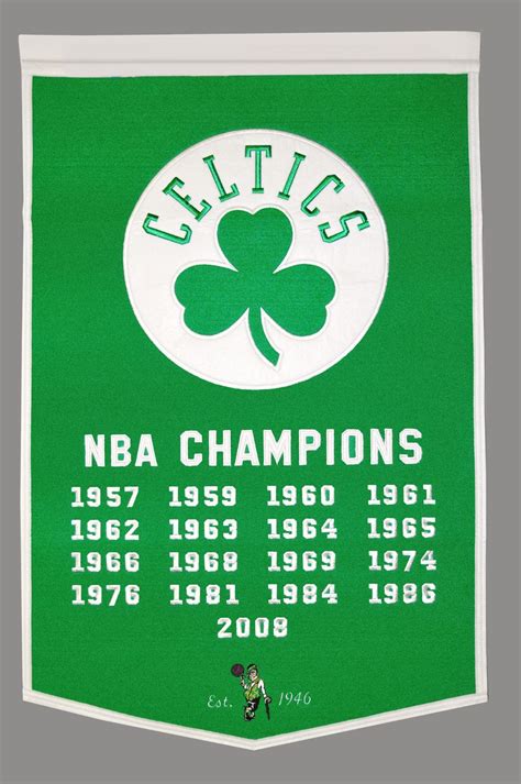 Boston Celtics Championship Dynasty Banner | Boston celtics championships, Boston celtics, Team ...