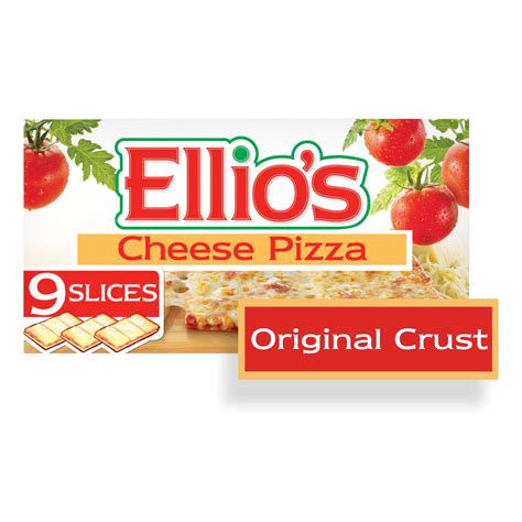 Ellio's Original Crust Cheese Frozen Pizza 9 Slice 3 Pack 18.3oz ...