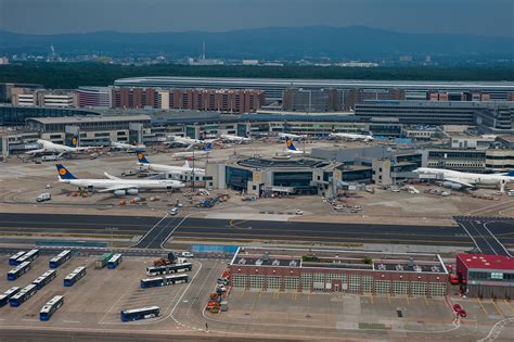 Photo 1606-17: Frankfurt Airport in Germany, view from a plane to Dubai