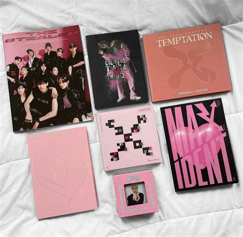 pink kpop albums !! 🎀🫧💗 @ luvdiary0 | Kpop merch, Pop albums, Album book