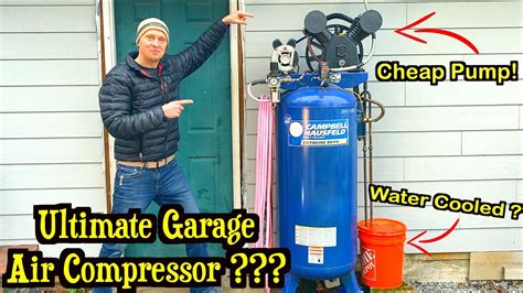 Building a Better Air Compressor for My Garage for DIRT CHEAP ! - YouTube