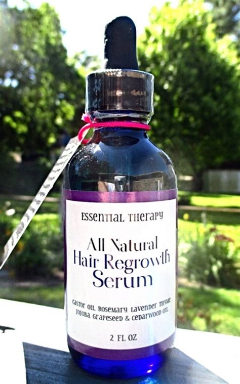 Hair Regrowth Serum 100% Natural Hair Regrowth Serum | Etsy