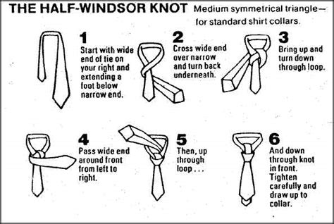 How to tie a “Half Windsor Knot” « Tie Fighter