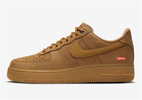 Supreme Nike Air Force 1 Flax 2021 Release Info | SneakerNews.com