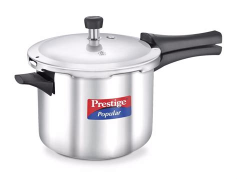 PRESTIGE STAINLESS STEEL PRESSURE COOKER 5 FIVE LITER STEAMER GAS ...