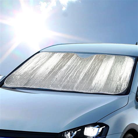 Auto Sunshade Chrome Foil Reflective Sun Shade for Car Cover Visor ...