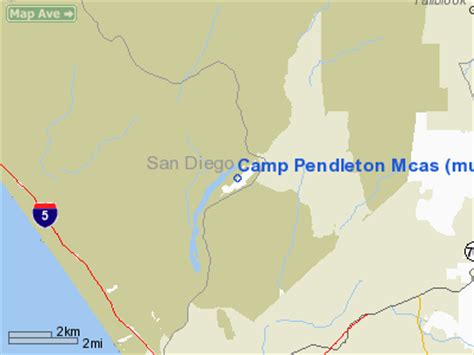 Mcas Camp Pendleton Map