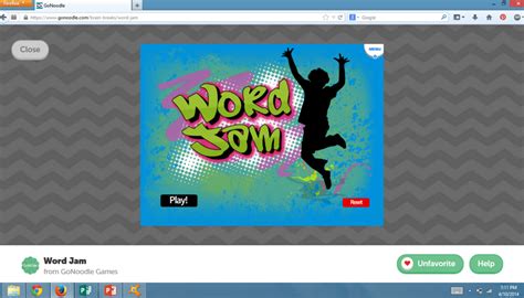 Read Like A Rock Star! : GoNoodle: Vocabulary and Movement Collide!