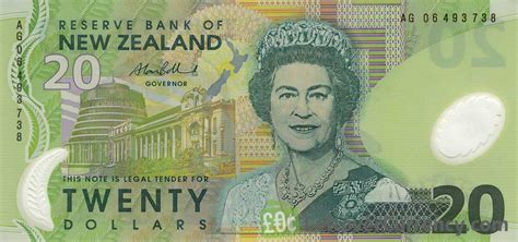 20 New Zealand Dollars series 1999 - Exchange yours for cash