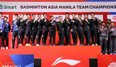 Indonesia takes Asian Badminton Team Championships three-peat