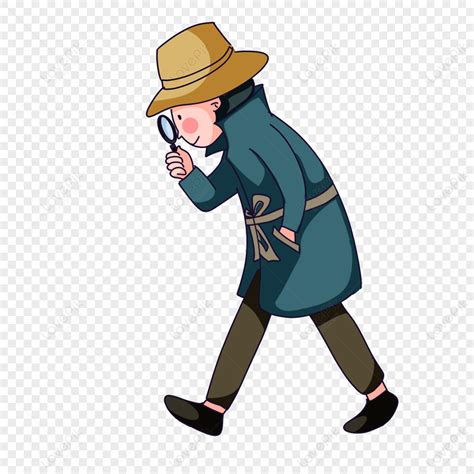 Cartoon Detective PNG Images With Transparent Background | Free ...