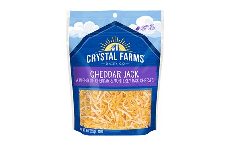 Cheddar Jack Shredded Cheese | Crystal Farms