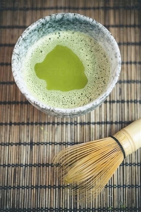 Japanese matcha tea stock photo