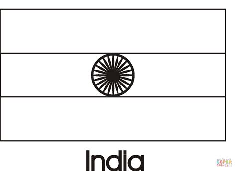 India Flag coloring page | Free Printable Coloring Pages