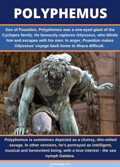 Polyphemus | Greek mythology gods, Greece mythology, Greek myths