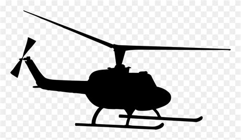 Helicopter Silhouette Clip Art - Helicopter Clipart Black And White – Stunning free transparent ...