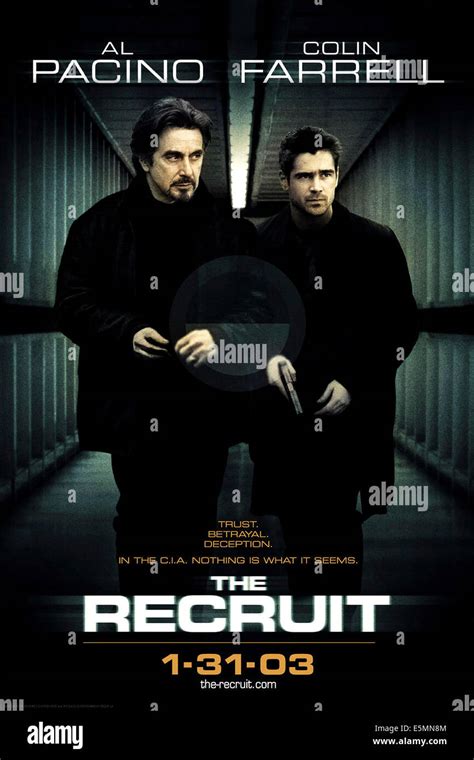 THE RECRUIT, Al Pacino, Colin Farrell, 2003, (c) Walt Disney/courtesy ...