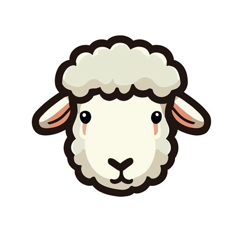 Sheep face clipart transparent background 24029989 PNG