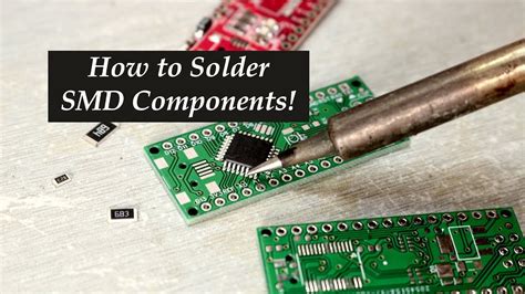 How To Solder Smd Components