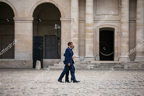 Emmanuel Macron French President His Wife Editorial Stock Photo - Stock ...