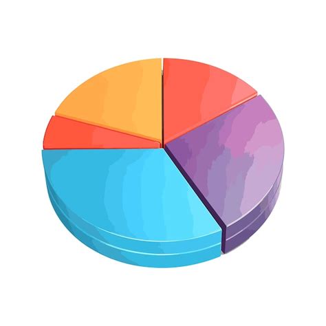 Premium Vector | Infographic pie chart icon vector illustration