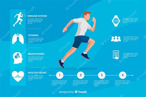 Premium Vector | Health infographic template flat style