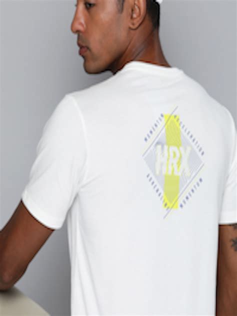 Buy HRX By Hrithik Roshan Brand Logo Printed T Shirt - Tshirts for Men ...