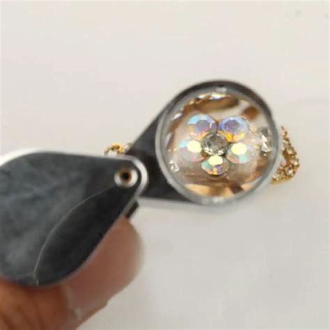 Fashion Portable 10 times 21 mm Glass Magnifying Glass Jeweler Eye Jewelry Magnifying Glass ...