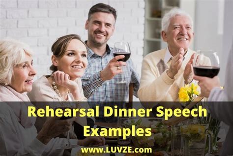 Rehearsal Dinner Speech Examples