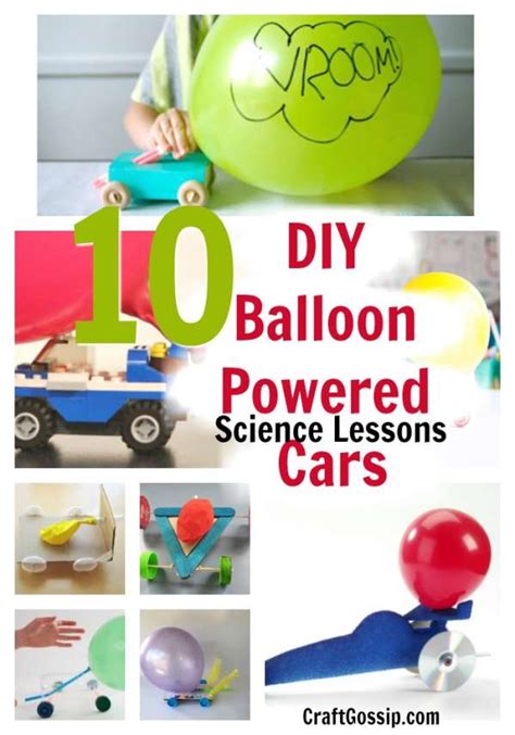 DIY Balloon Powered Cars You Can Make For Science Lesson