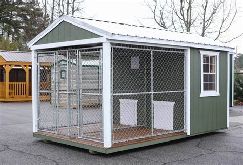 Custom Size Outdoor Dog Kennels for Sale in Georgia, Free Shipping